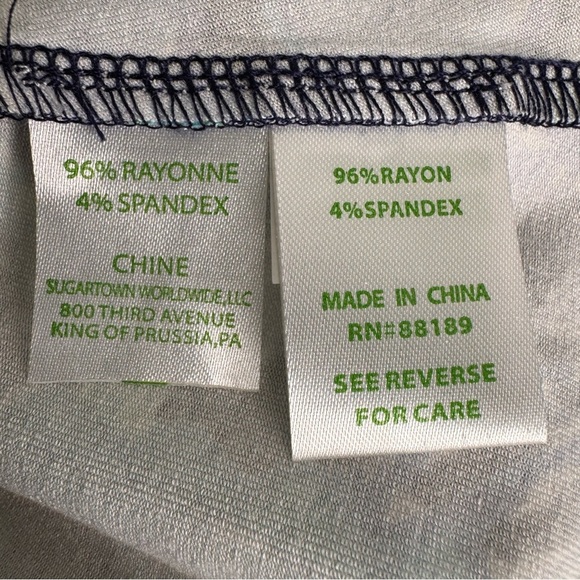 Lilly Pulitzer Raina Dress Deep Indigo Swish & Sway Tiered Sleeves XXS $168 - Picture 8 of 9